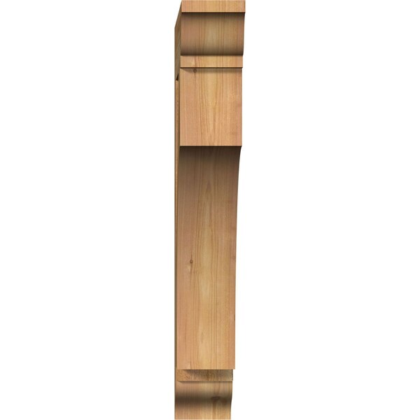 Westlake Traditional Rough Sawn Bracket, Western Red Cedar, 4W X 20D X 28H